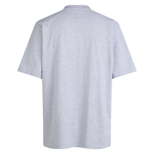 RAPHA COTTON LOGO T-SHIRT - GREY/WHITE