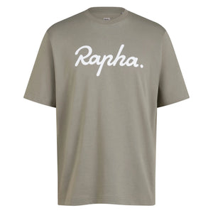 RAPHA COTTON LOGO TShirt - KHAKI/Weiß