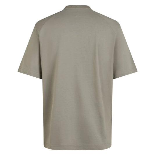 RAPHA COTTON LOGO T-SHIRT - KHAKI/WHITE