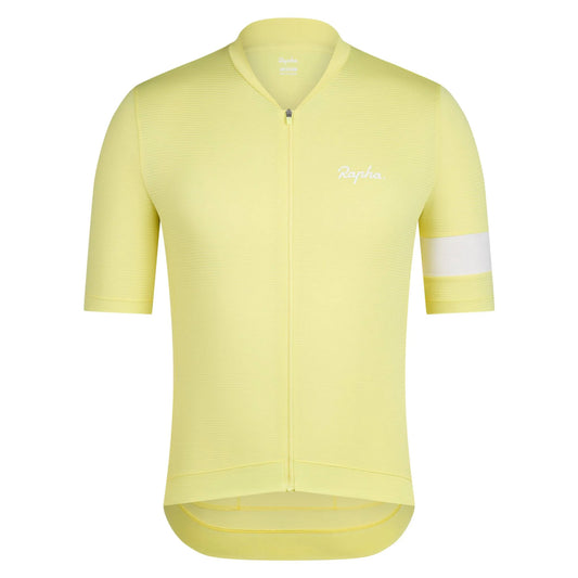 RAPHA Core Lightweight Jersey - CYW Canary Yellow White Alyssum