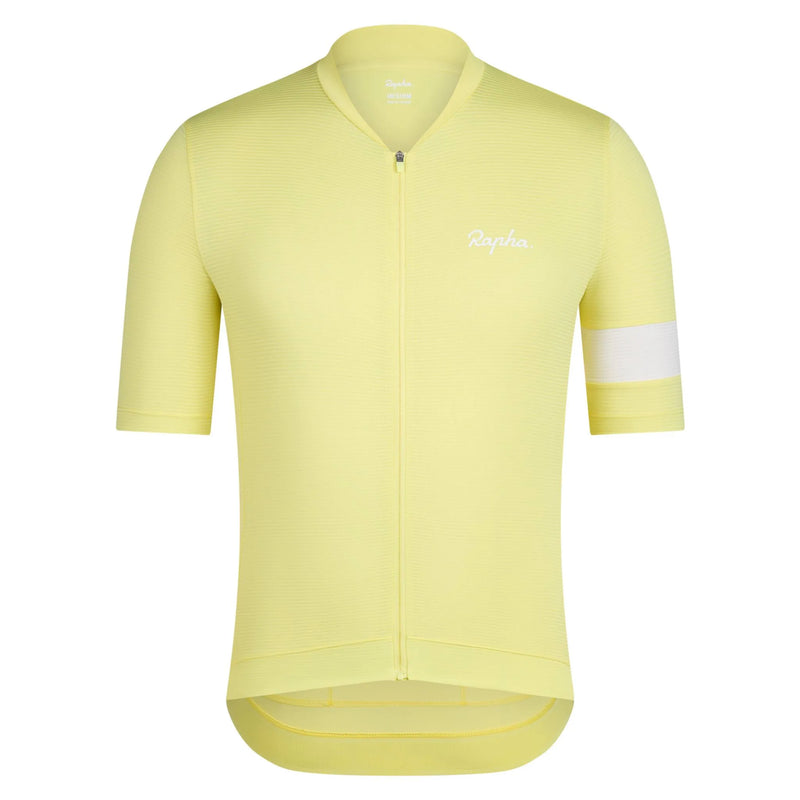 Rapha プロチーム サイクルジャージ Mサイズ イエロー RAPHA Core Lightweight Jersey - CYW Canary Yellow White Alyssum