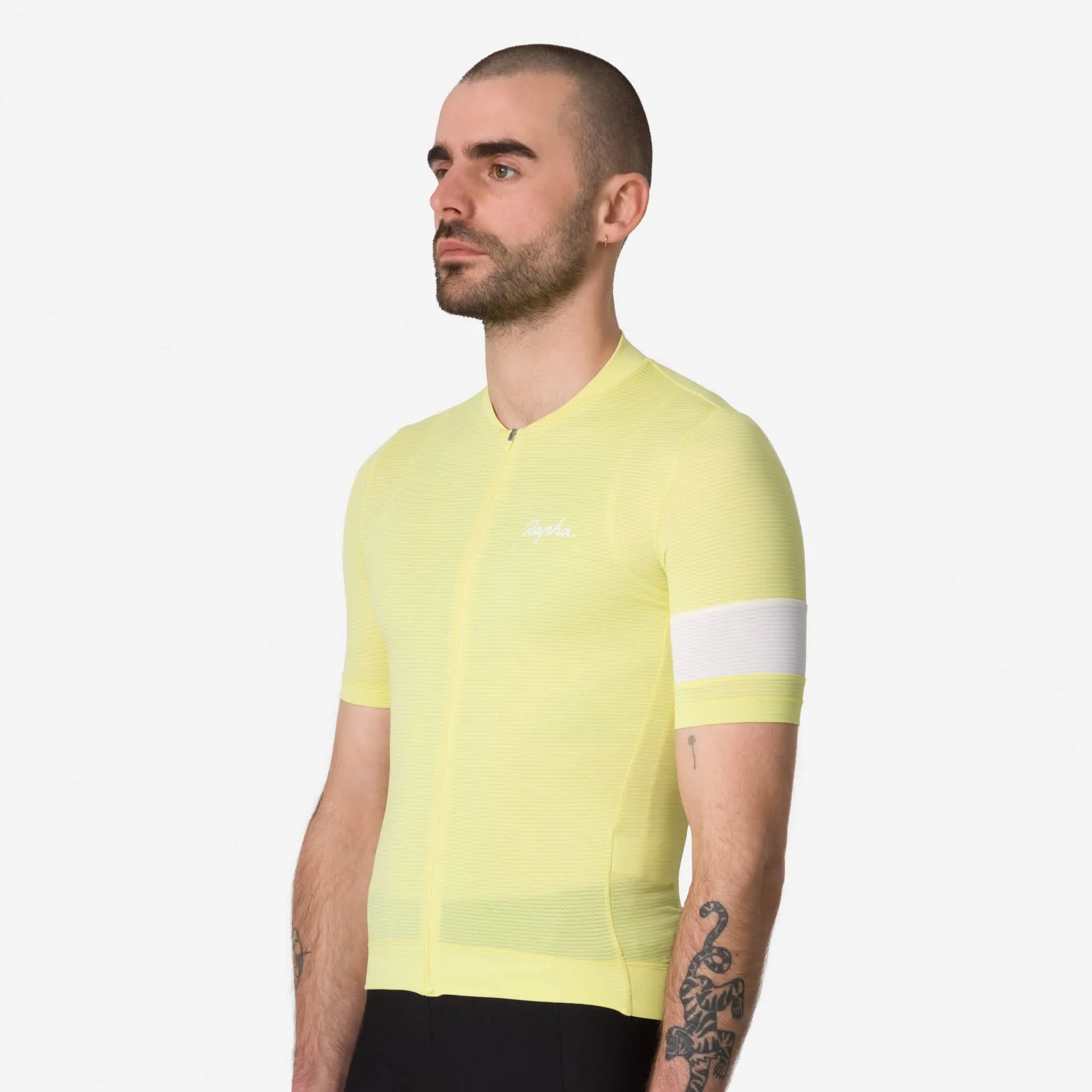 RAPHA Core Lightweight Jersey - CYW Canary Yellow White Alyssum