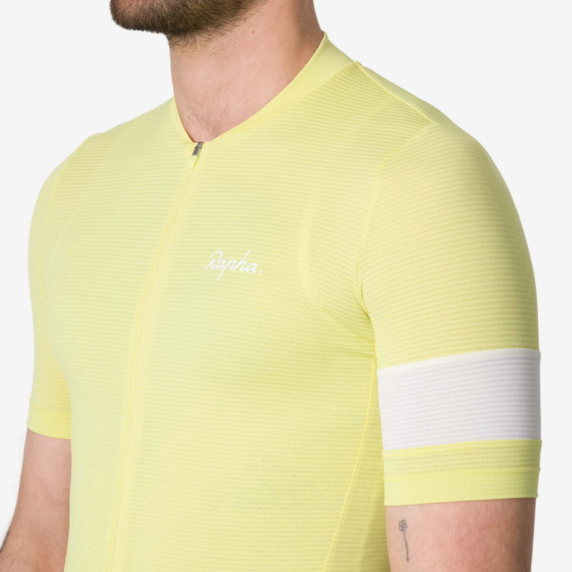 RAPHA Core Lightweight Jersey - CYW Canary Yellow White Alyssum