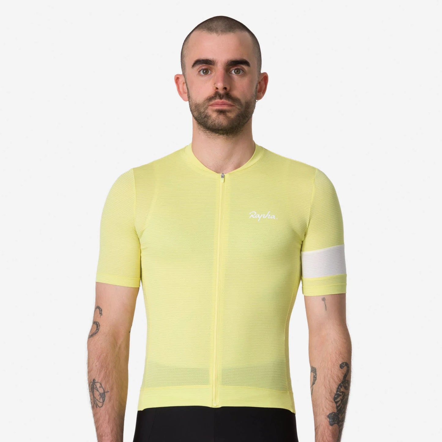 RAPHA Core Lightweight Jersey - CYW Canary Yellow White Alyssum