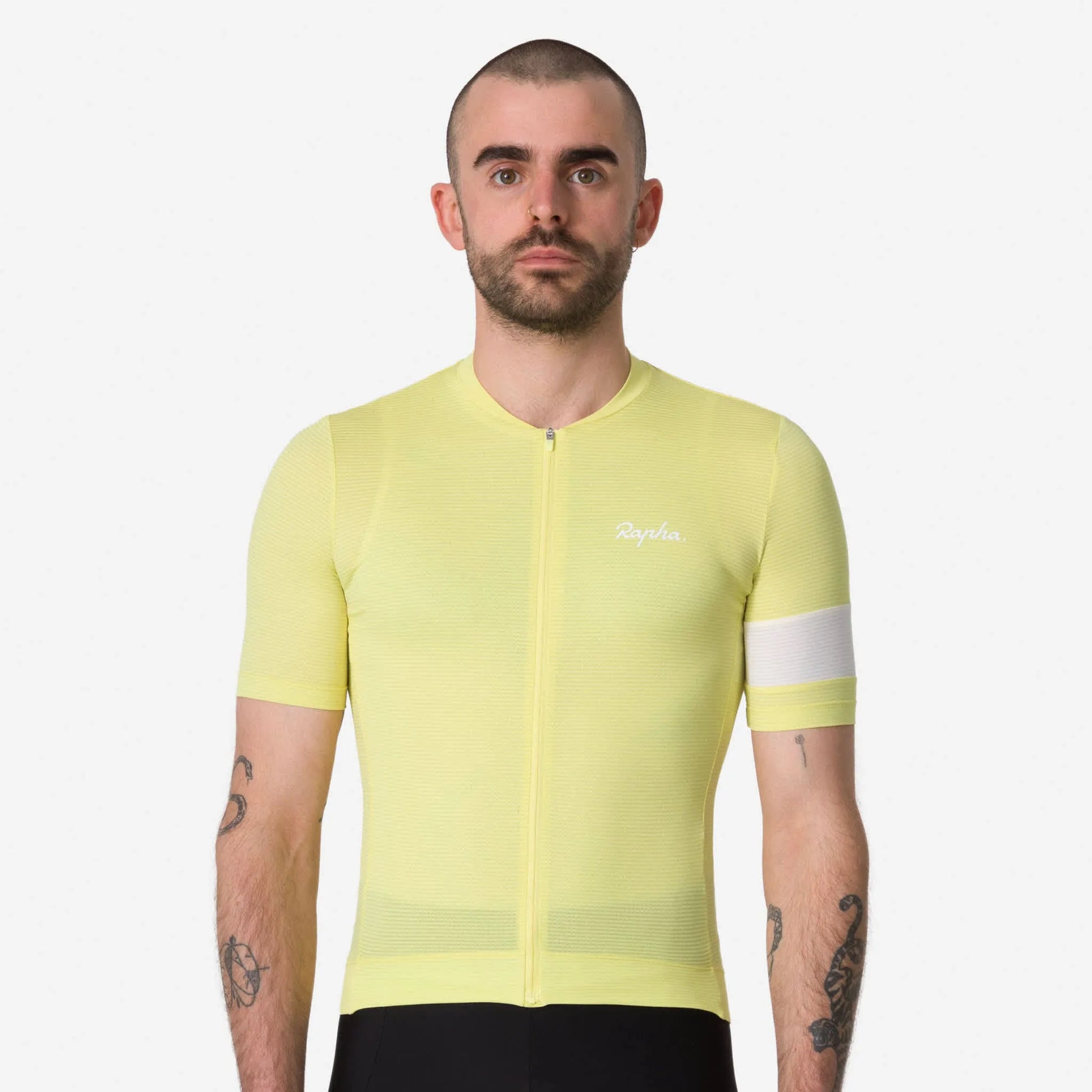 RAPHA Core Lightweight Jersey - CYW Canary Yellow White Alyssum