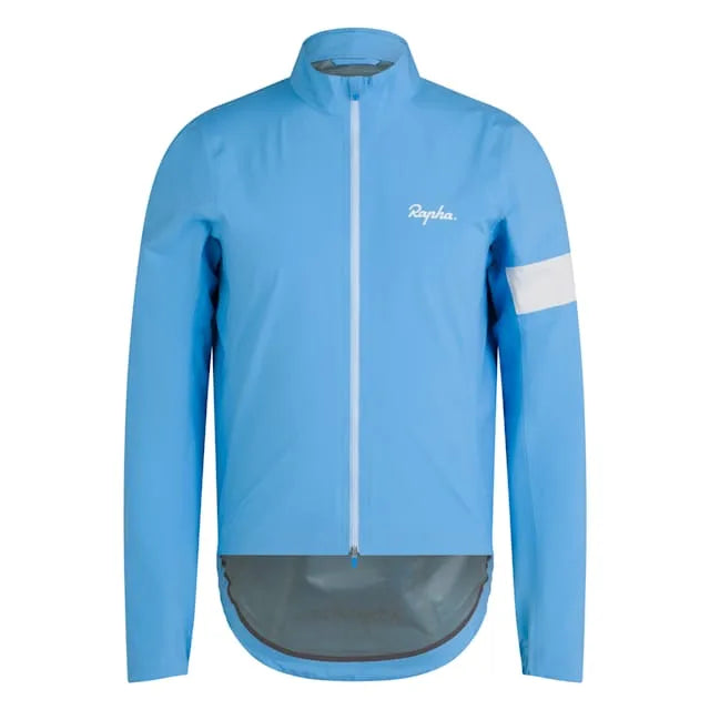 RAPHA Core Rain Jacket - ALD Cornflower/White