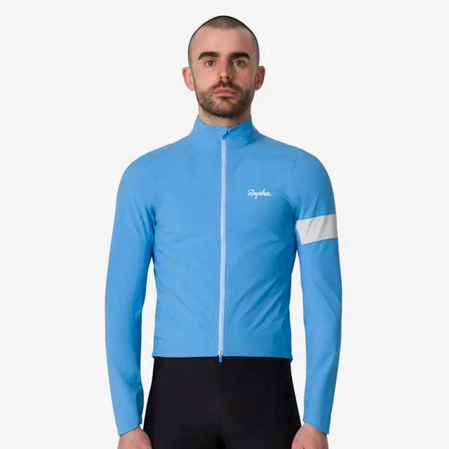 RAPHA Core Rain Jacket - ALD Cornflower/White