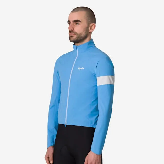 RAPHA Core Rain Jacket - ALD Cornflower/White