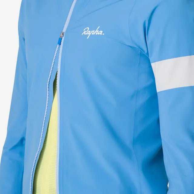 RAPHA Core Rain Jacket - ALD Cornflower/White