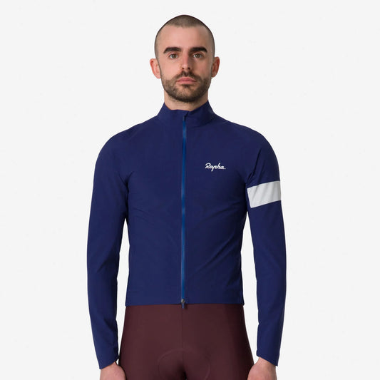 RAPHA Core Rain Jacket III - Navy/White