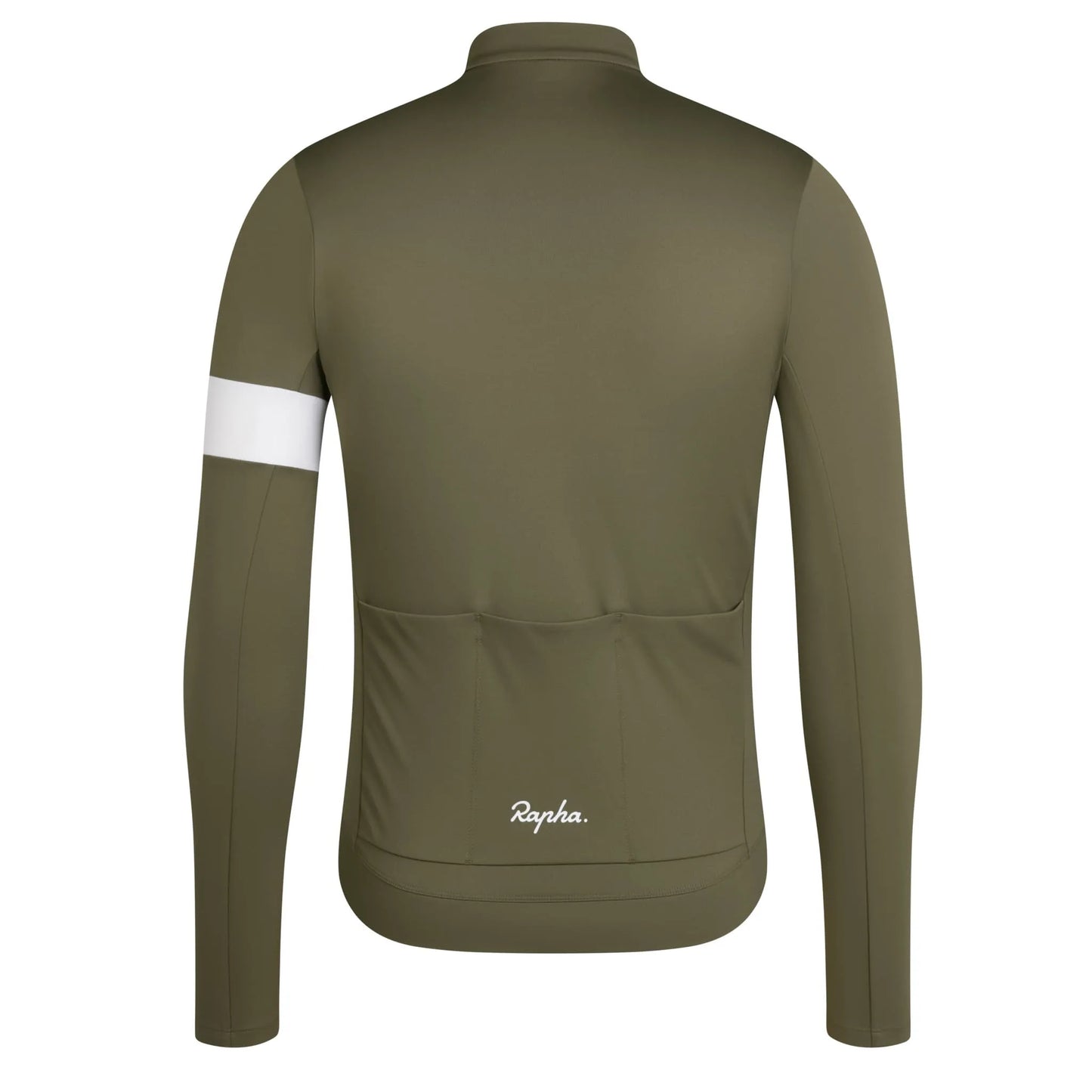 RAPHA Core Thermal Long Sleeve Jersey - Green/White