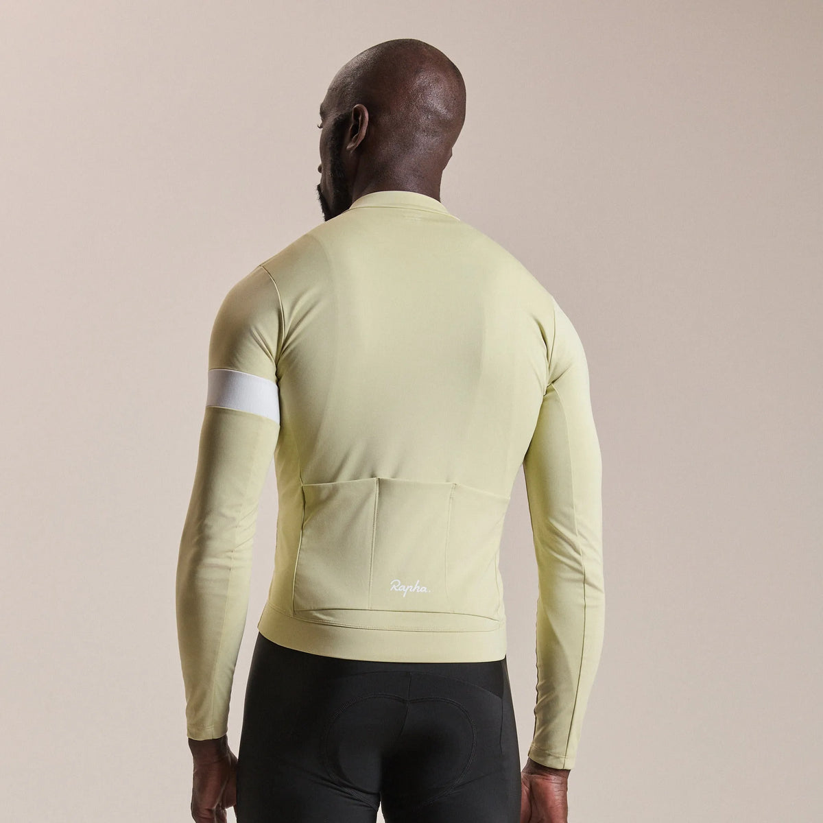 RAPHA Core Thermal Long Sleeve Jersey - Hay/White