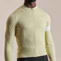 RAPHA Core Thermal Long Sleeve Jersey - Hay/White