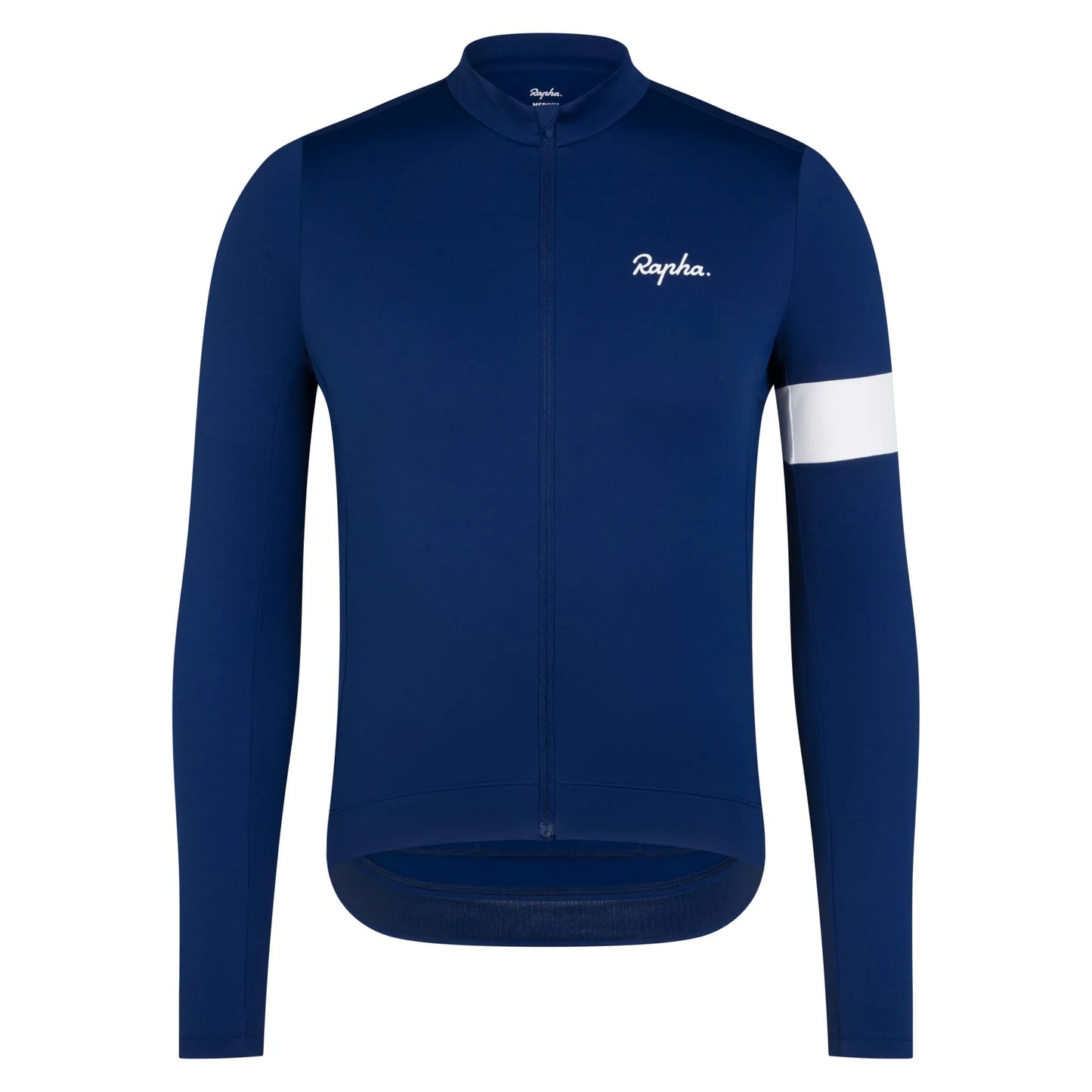 RAPHA Core Thermal Long Sleeve Jersey - Navy/White