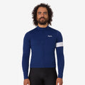 RAPHA Core Thermal Long Sleeve Jersey - Navy/White