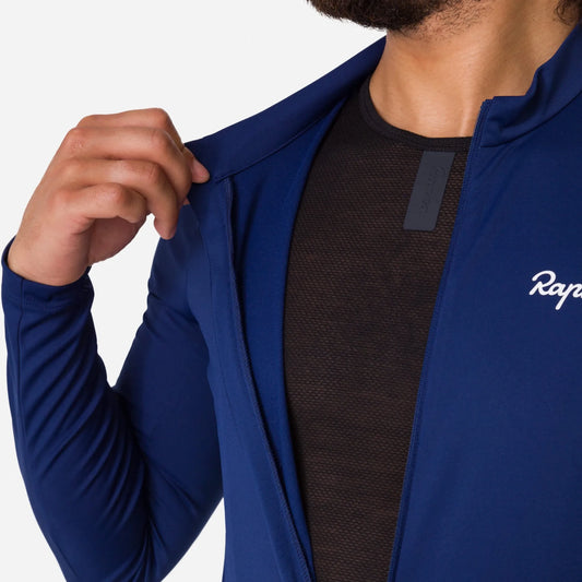 RAPHA Core Thermal Long Sleeve Jersey - Navy/White