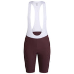 RAPHA Core Women Bib Shorts - FDW Mahogany/White