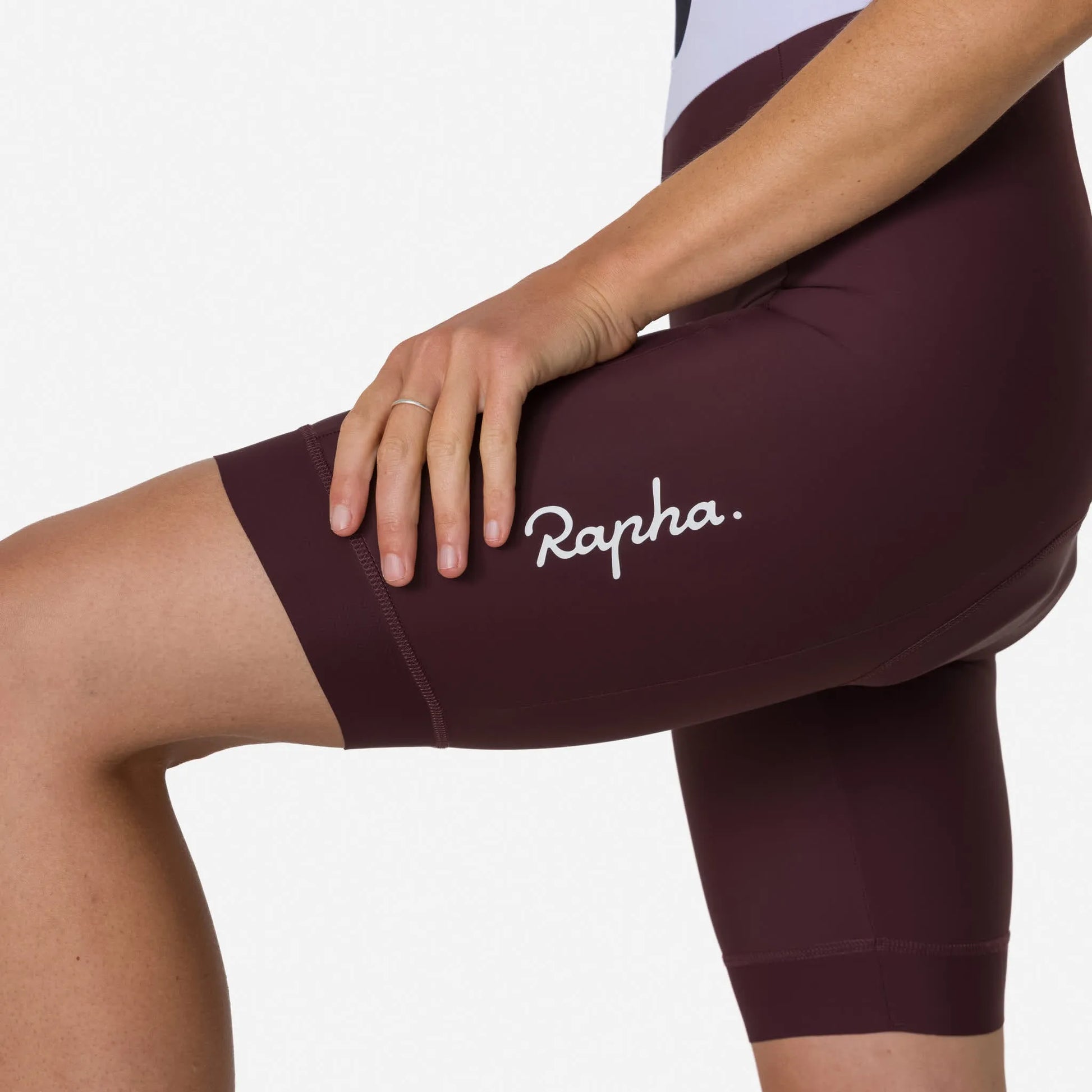 RAPHA Core Women Bib Shorts - FDW Mahogany/White