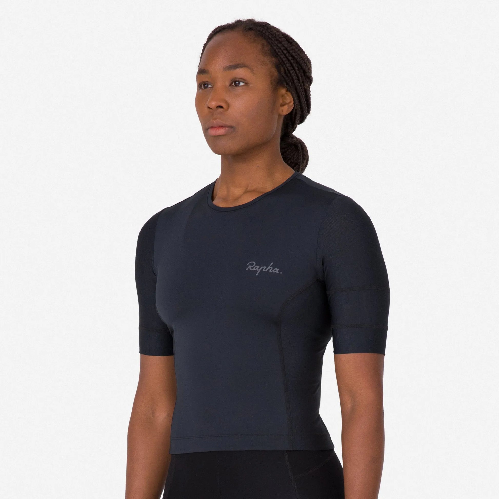 RAPHA Cropped Women Cargo Top - AGR Black/Grey