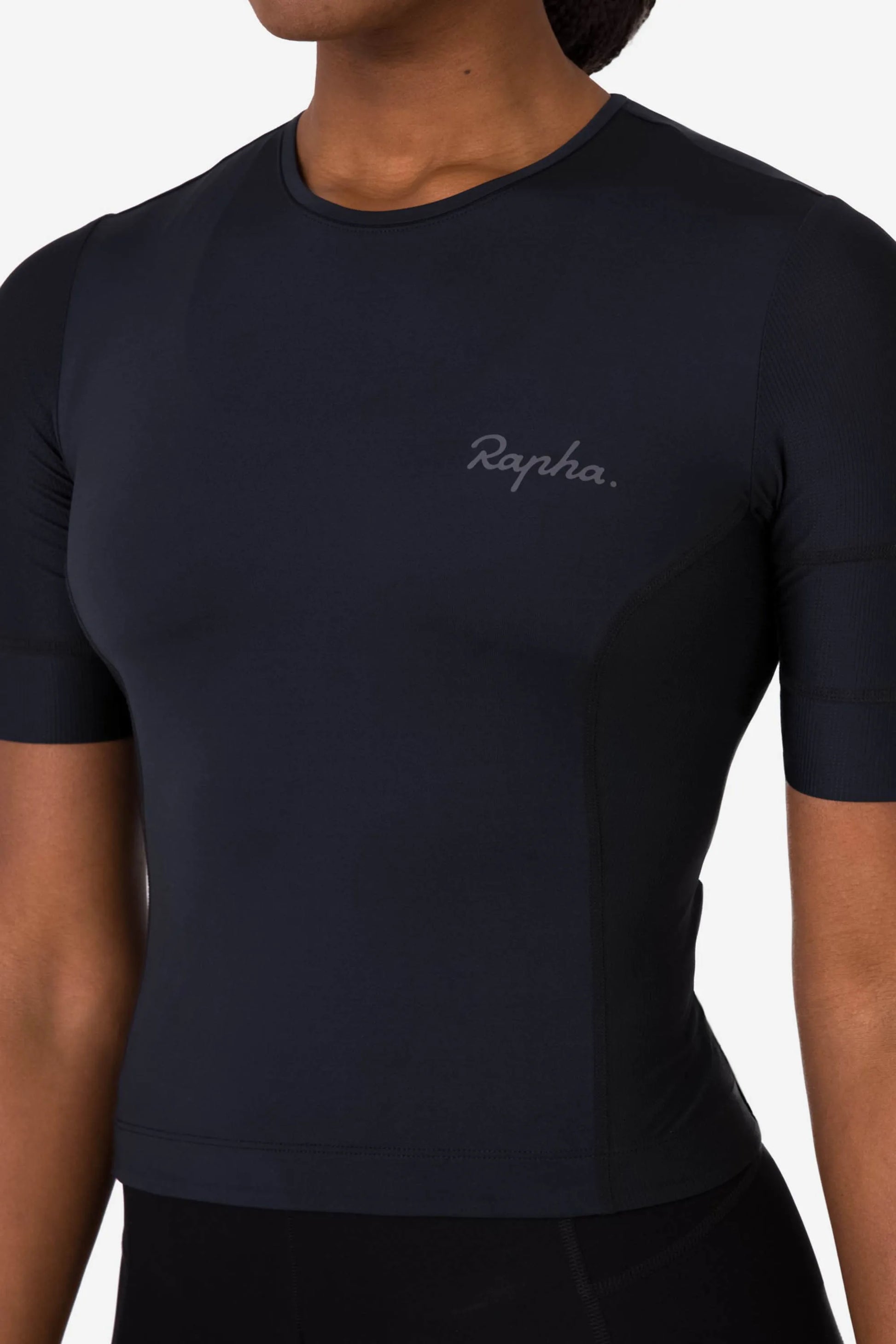 RAPHA Cropped Women Cargo Top - AGR Black/Grey