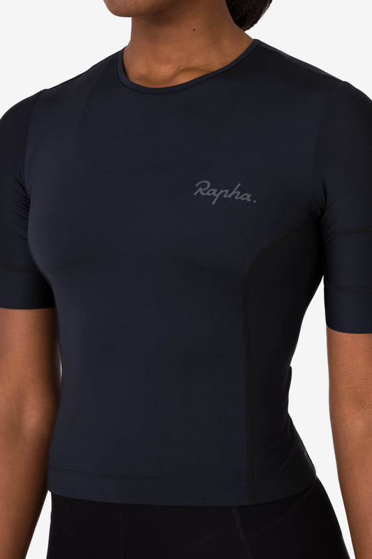 RAPHA Cropped Women Cargo Top - AGR Black/Grey