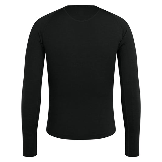 RAPHA MERINO LONG SLEEVE BASE LAYER - BLACK/BLACK