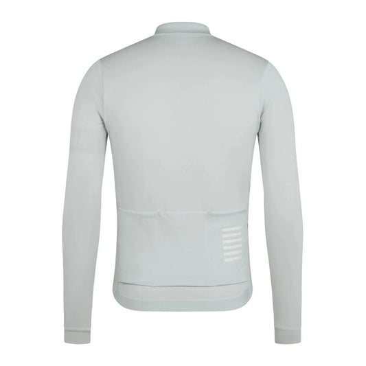 RAPHA Men Pro Team Long Sleeve Midweight Jersey - Grey/White