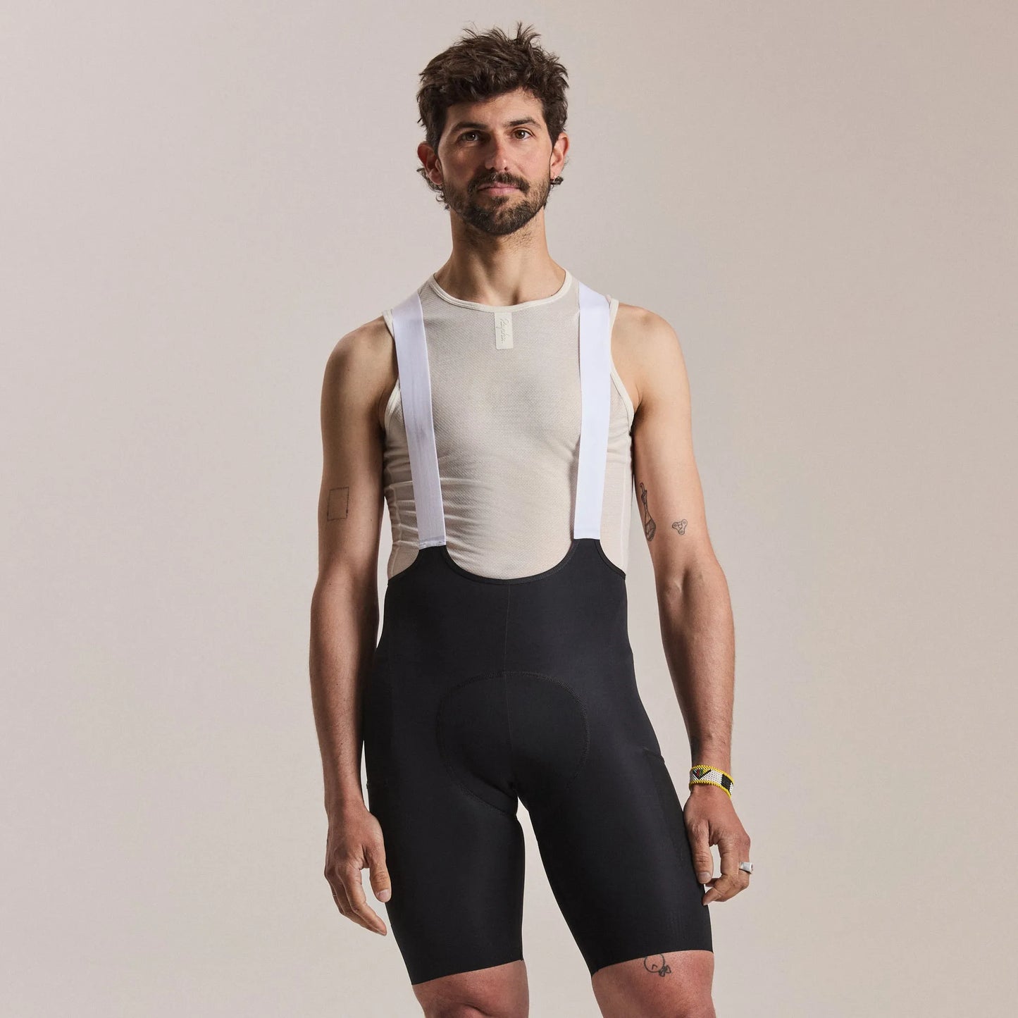 RAPHA Men's Brevet Cargo Bib Shorts III - Black/White