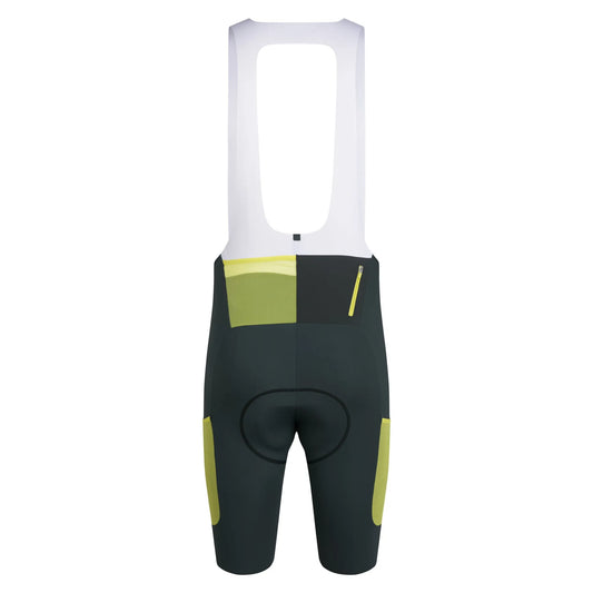 RAPHA Men's Brevet Cargo Bib Shorts III - Dark Forest/White