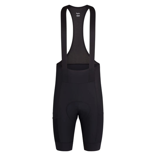 RAPHA Men's Brevet Element Cargo Bib Shorts - Black/Black