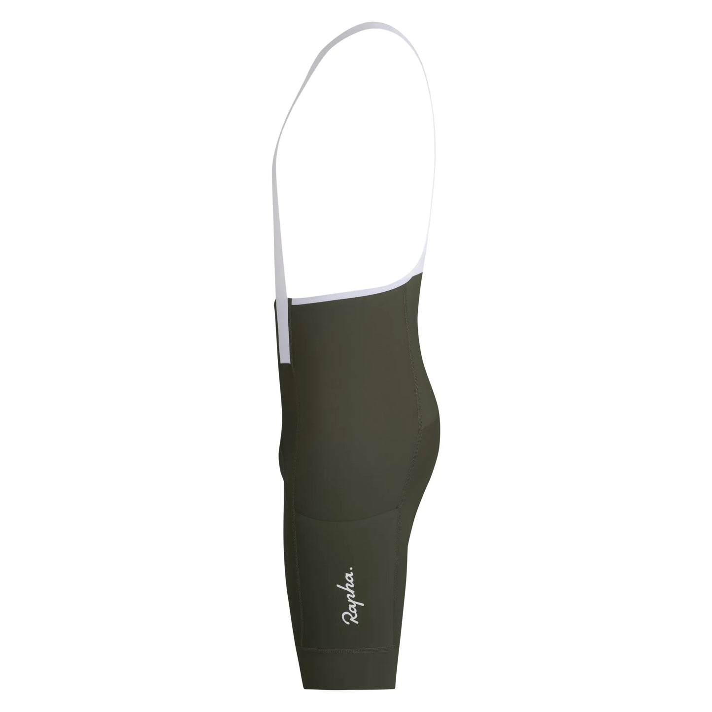 RAPHA Men's Brevet Element Cargo Bib Shorts - Dark Green/White