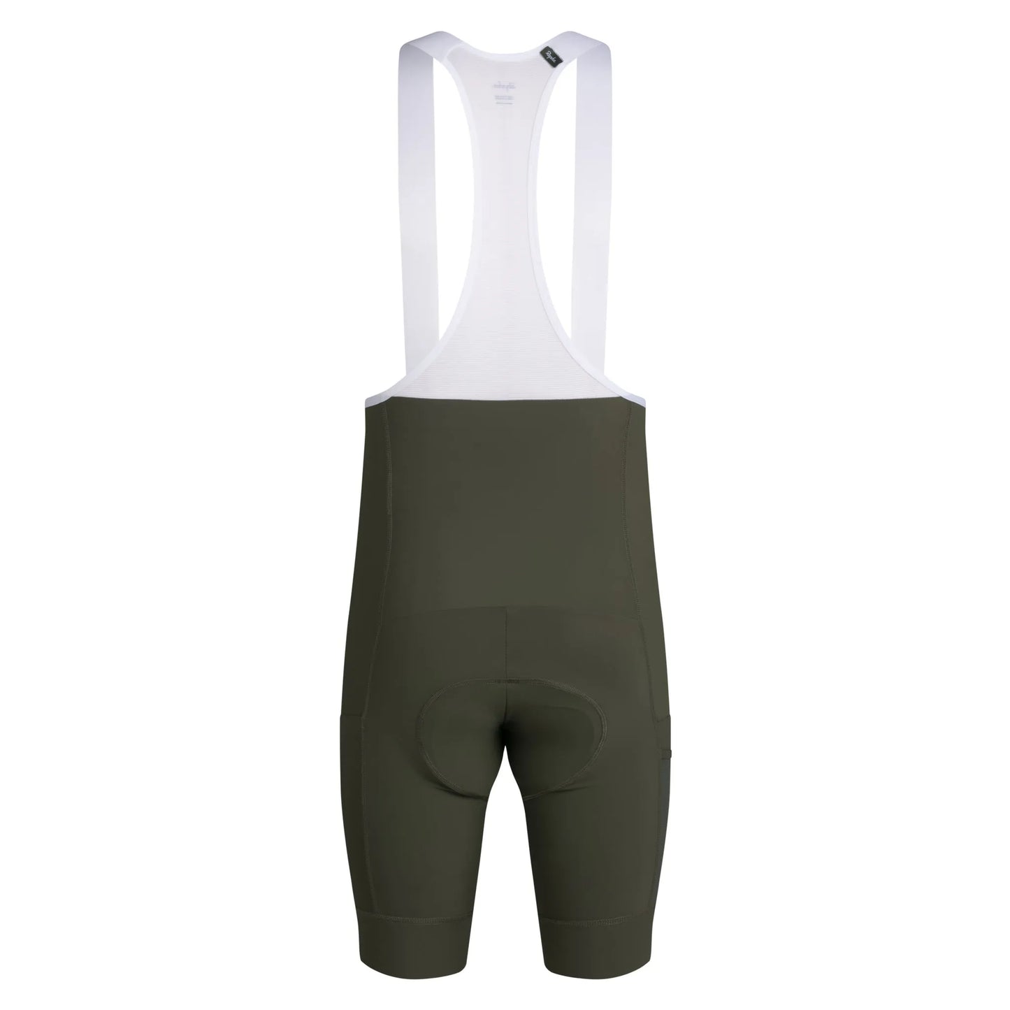 RAPHA Men's Brevet Element Cargo Bib Shorts - Dark Green/White