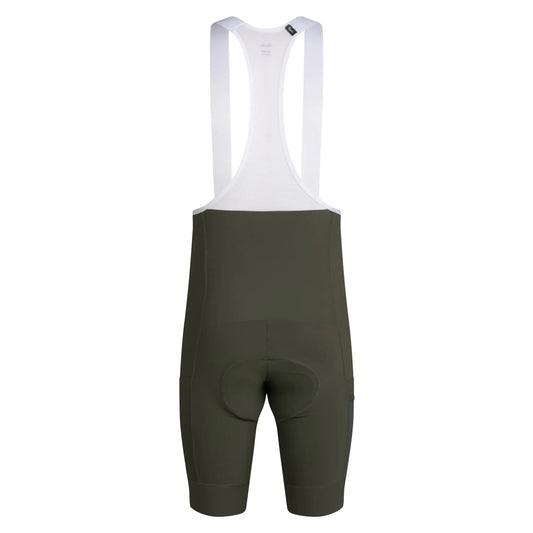 RAPHA Men's Brevet Element Cargo Bib Shorts - Dark Green/White