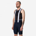 RAPHA Men's Brevet Element Cargo Bib Shorts - Dark Navy/White