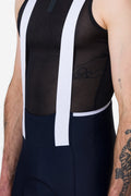 RAPHA Men's Brevet Element Cargo Bib Shorts - Dark Navy/White