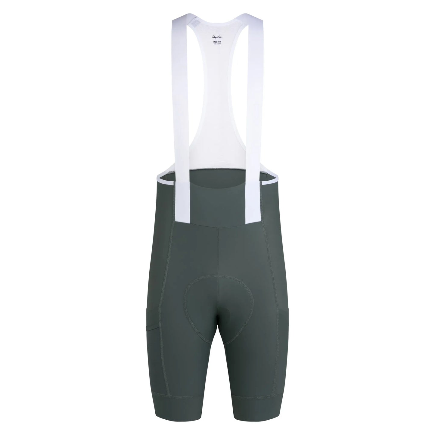 RAPHA Men's Brevet Element Cargo Bib Shorts - Onyx/White