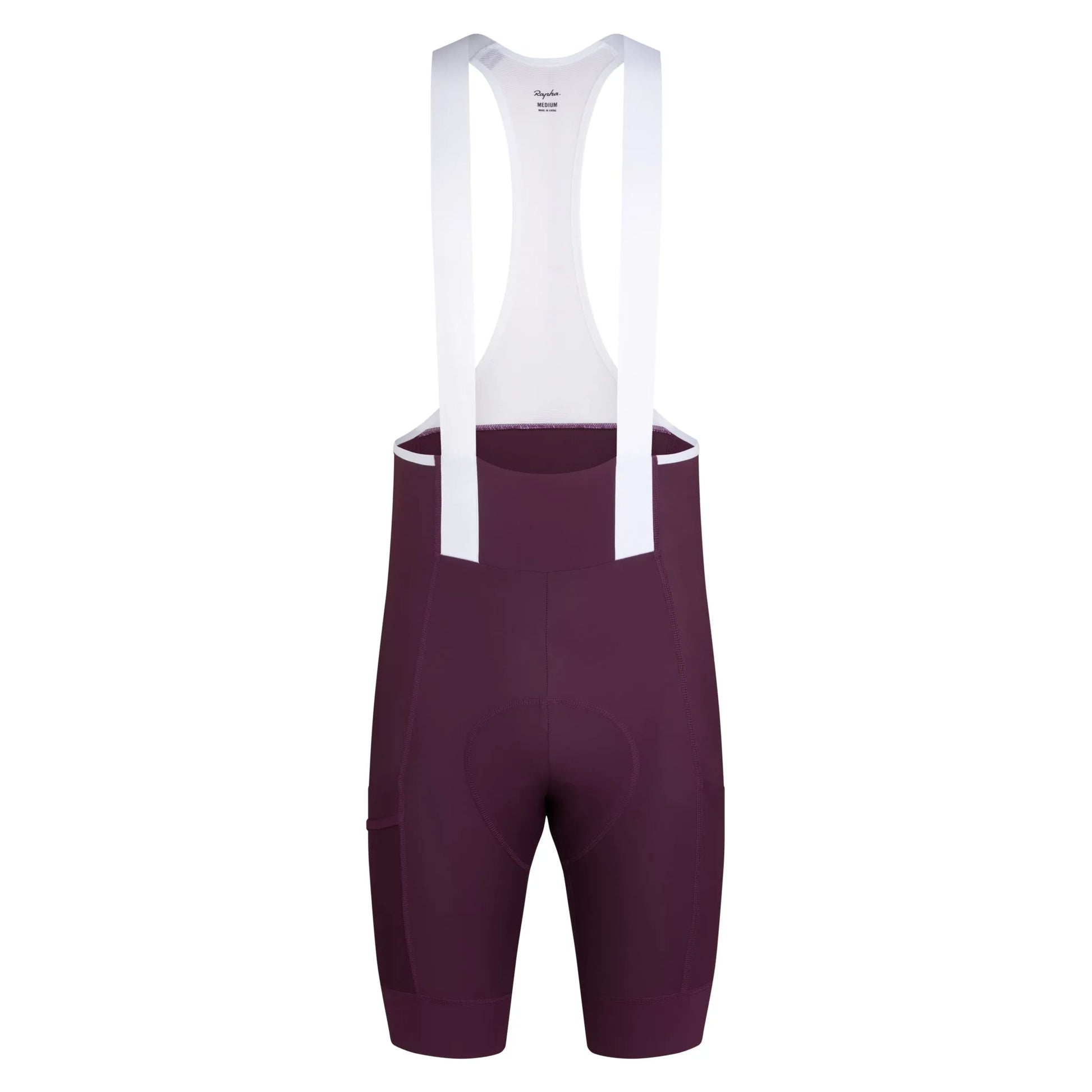 RAPHA Men's Brevet Element Cargo Bib Shorts - Plum/White