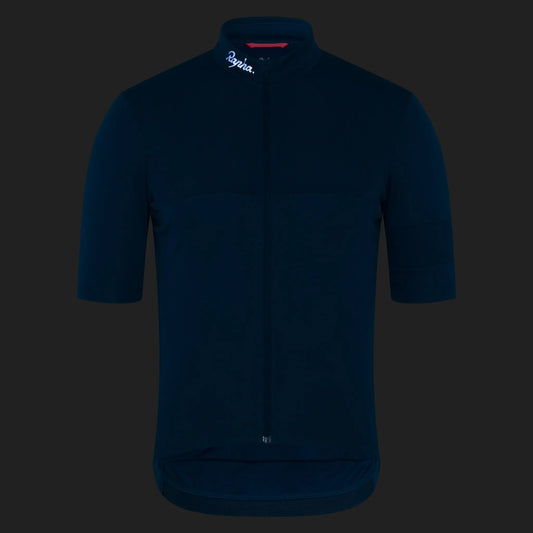 RAPHA Men's Brevet Element Jersey - Jewelled Blue/Dark Navy