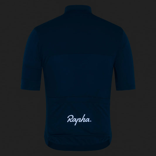 RAPHA Men's Brevet Element Jersey - Jewelled Blue/Dark Navy