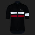 RAPHA Men's Brevet Lightweight Jersey - Dark Navy/Silver/High-Vis Pink