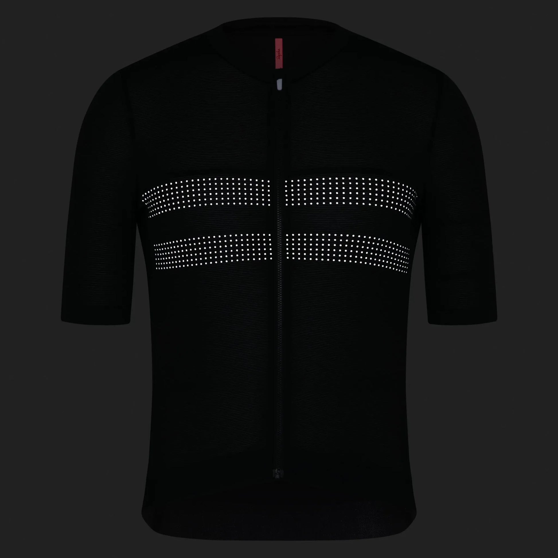 RAPHA Men's Brevet Lightweight Jersey III - Black/Black Reflective