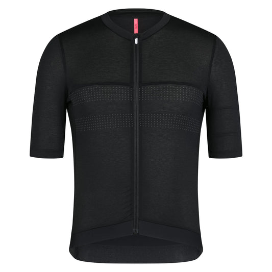 RAPHA Men's Brevet Lightweight Jersey III - Black/Black Reflective