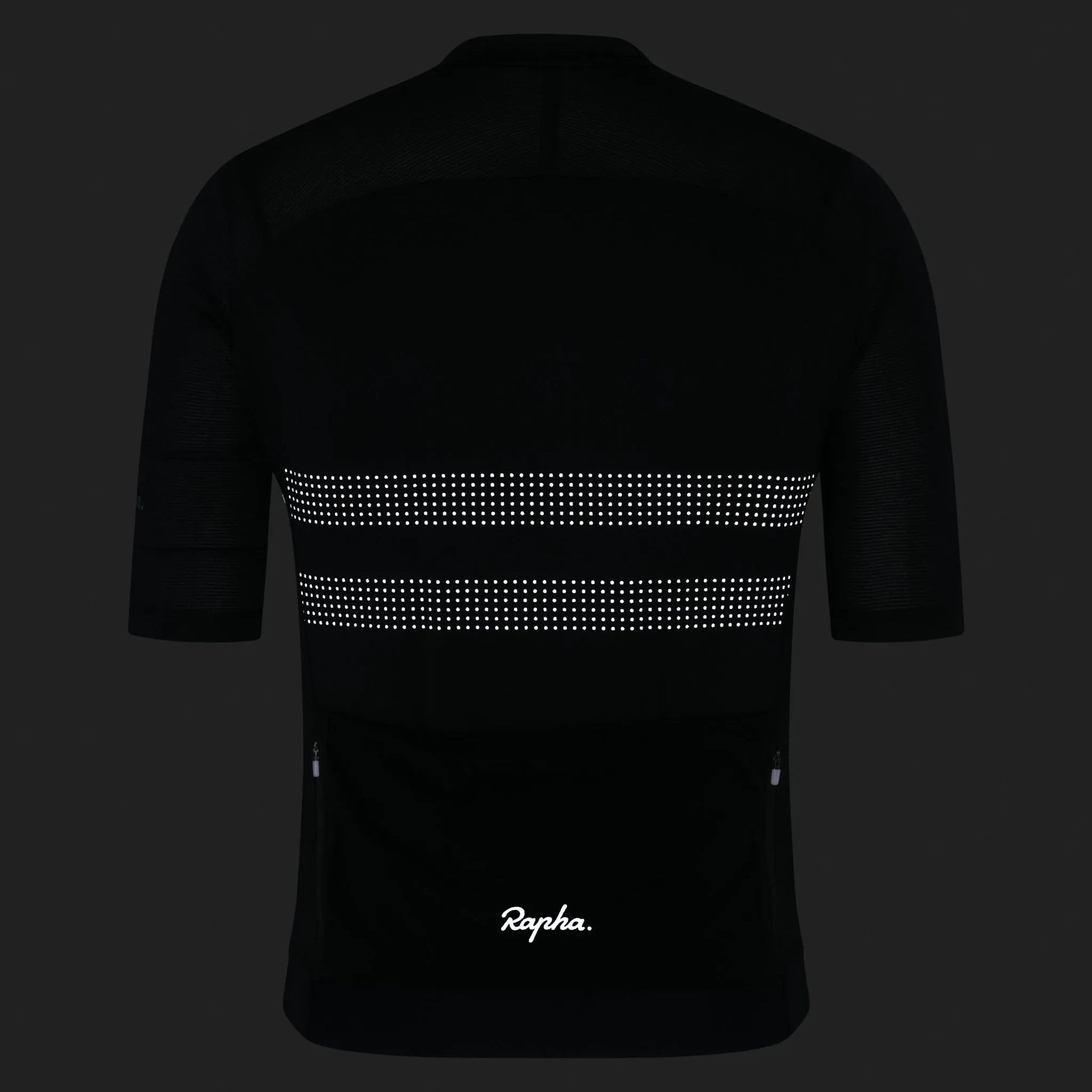 RAPHA Men's Brevet Lightweight Jersey III - Black/Black Reflective
