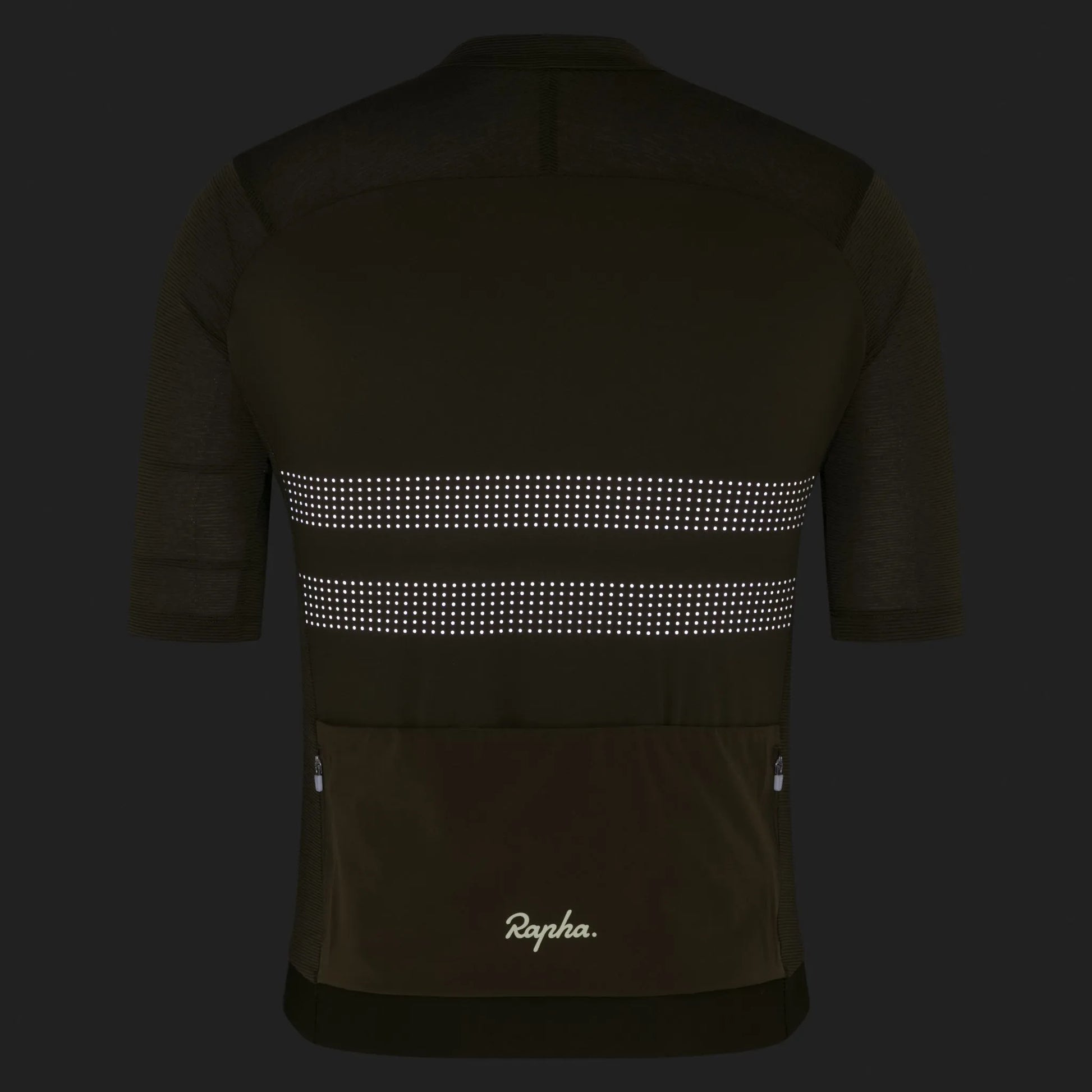 RAPHA Men's Brevet Lightweight Jersey III - Dark Olive/Balsam Green