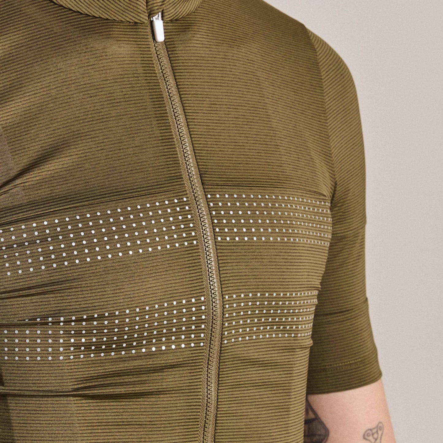 RAPHA Men's Brevet Lightweight Jersey III - Dark Olive/Balsam Green