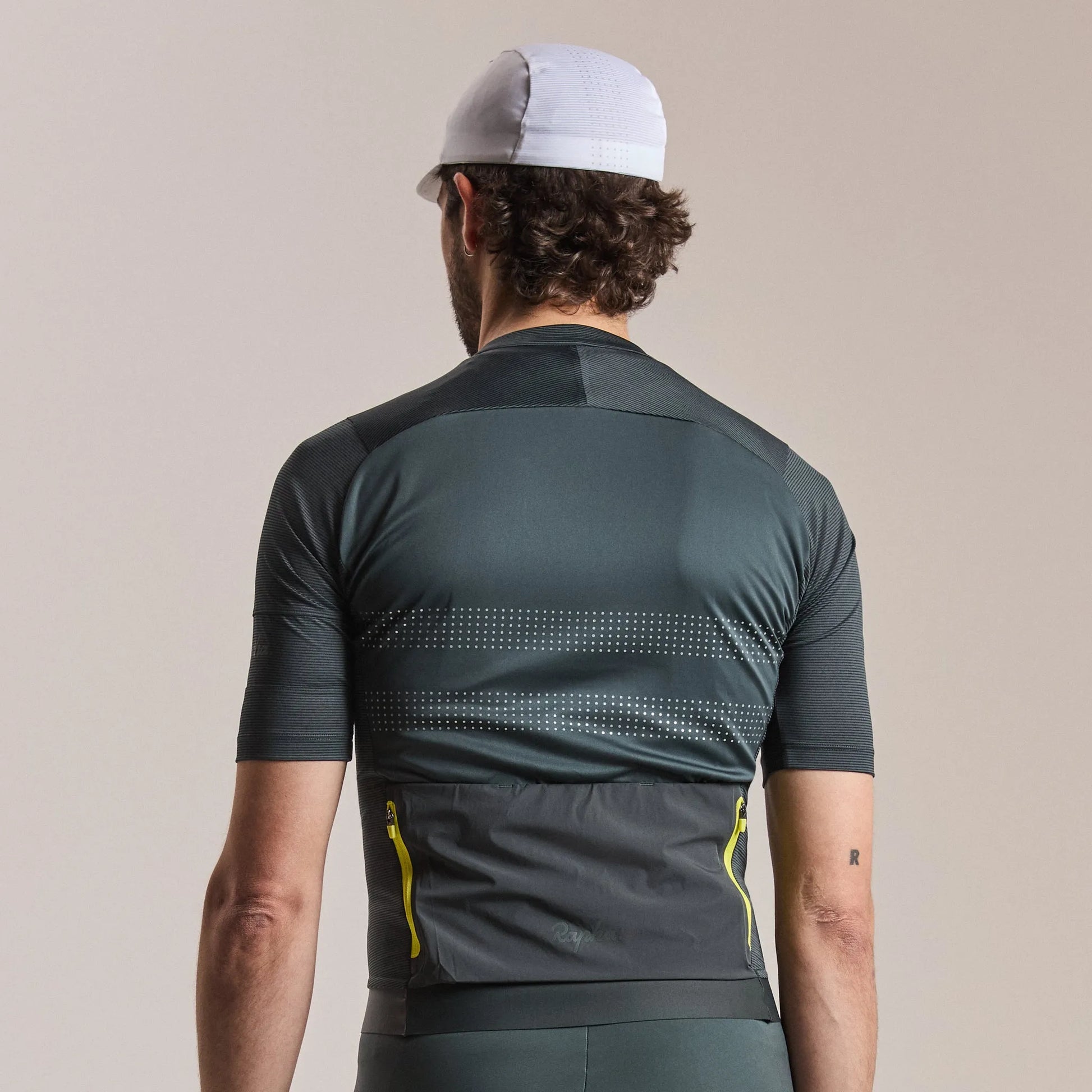RAPHA Men's Brevet Lightweight Jersey III - Dark Forest/Silver Reflective
