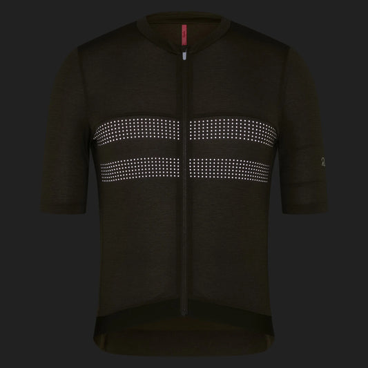 RAPHA Men's Brevet Lightweight Jersey III - Dark Olive/Balsam Green