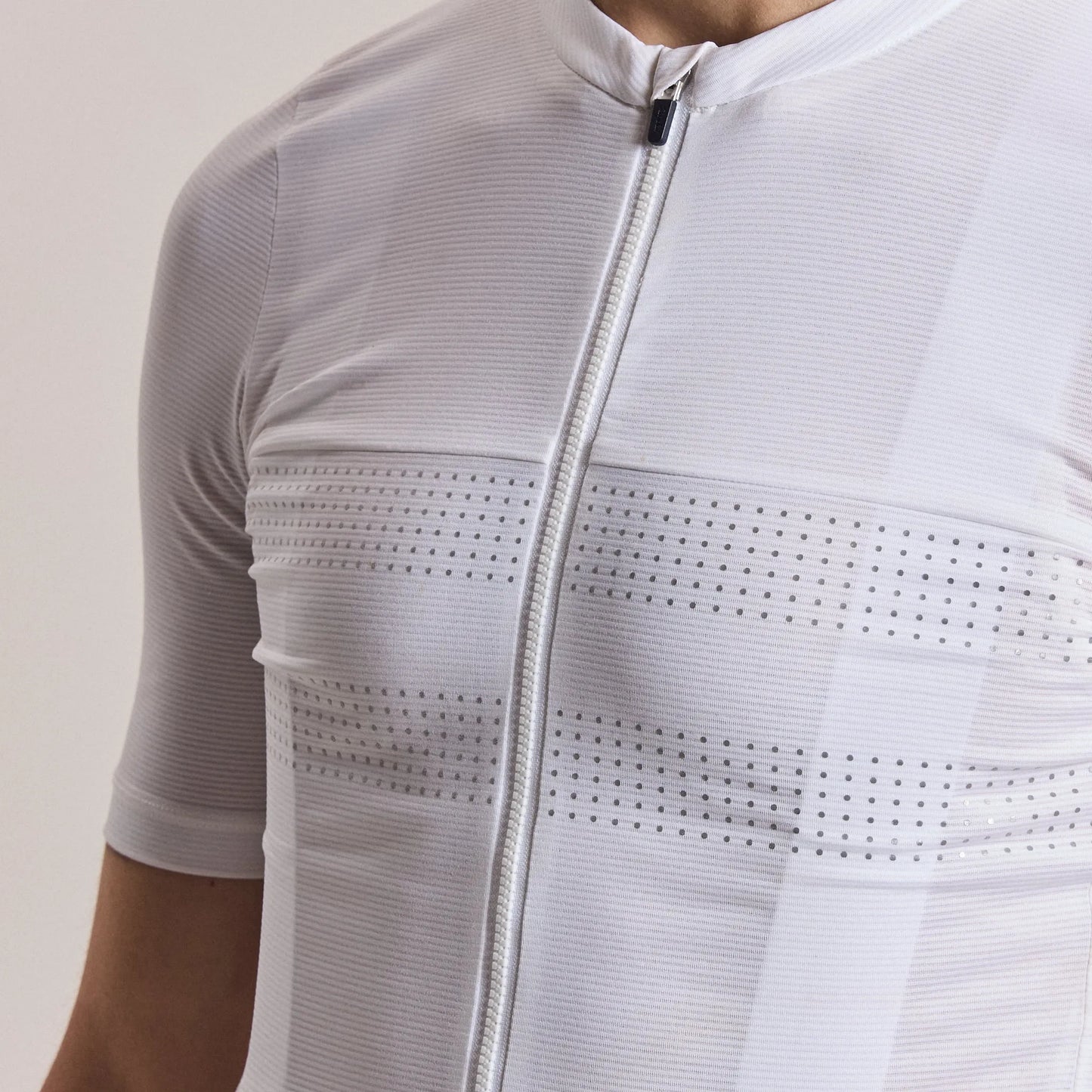 RAPHA Men's Brevet Lightweight Jersey III - White/Silver