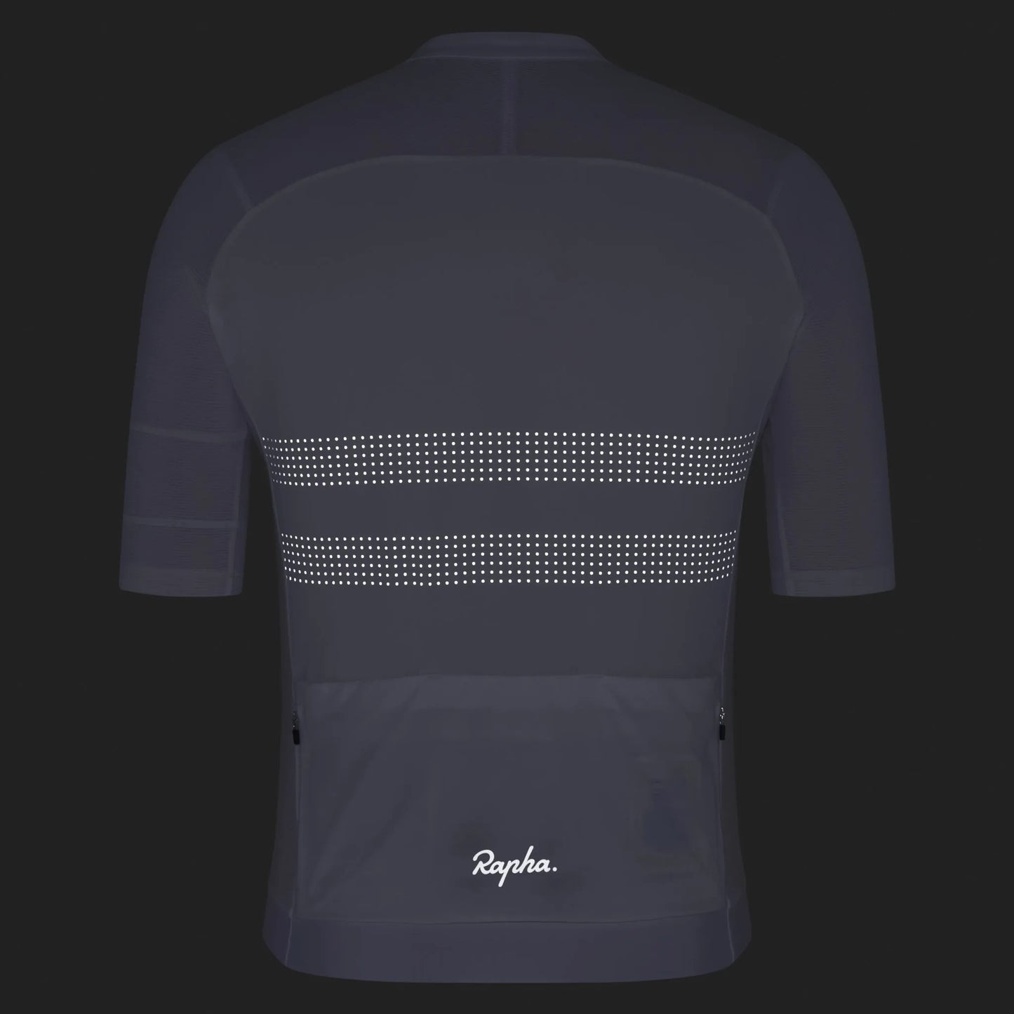 RAPHA Men's Brevet Lightweight Jersey III - White/Silver