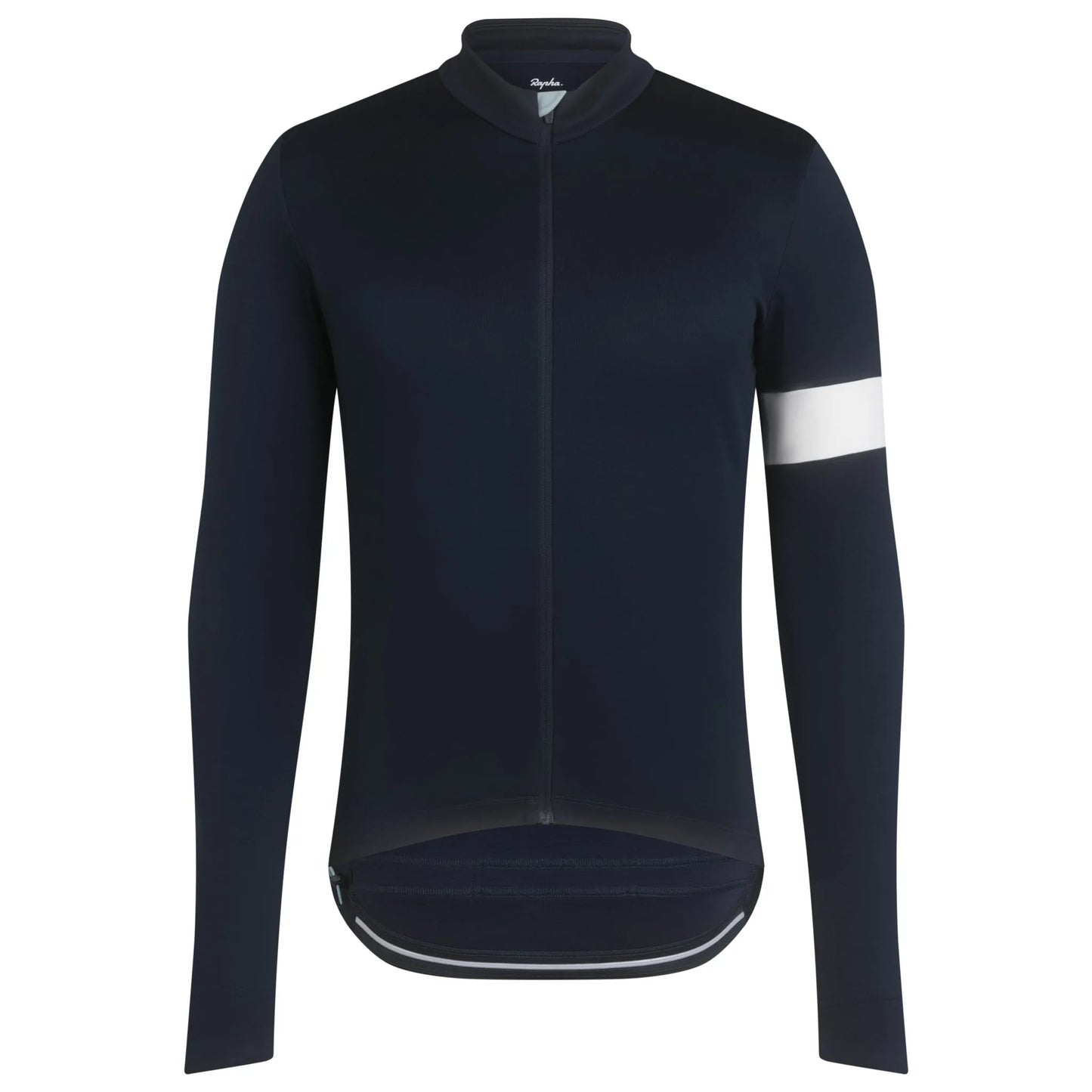 RAPHA Men's Classic Long Sleeve Jersey - Dark Navy/White/Light Blue